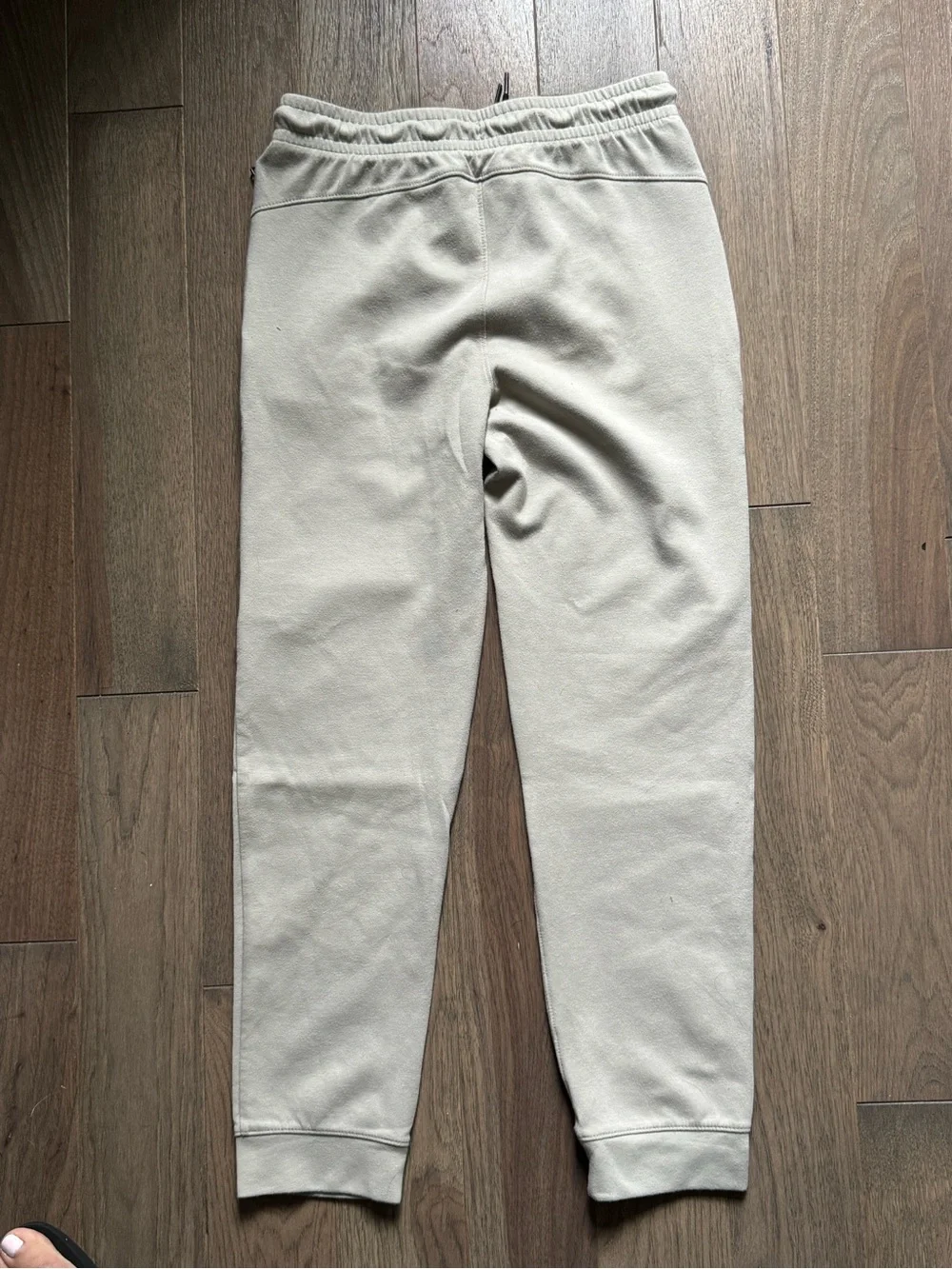 Old Navy Beige Men's Jogger Sweatpants with Black Pocket Trim